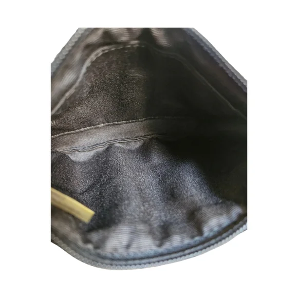 Coach Signature Canvas Black & Gray Wristlet Clutch - Picture 3 of 4